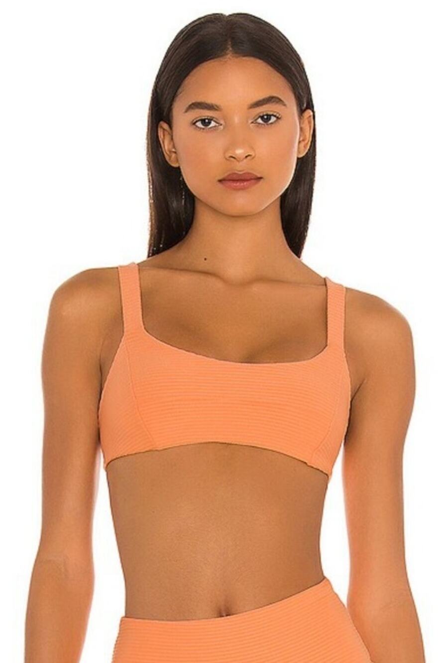 L*Space Jess Bikini Top in Tangy Orange Size XS NWT
